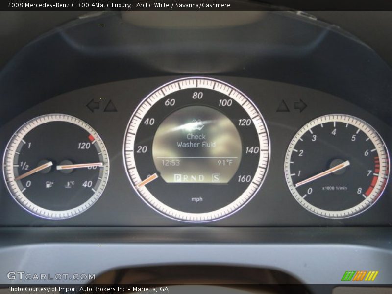  2008 C 300 4Matic Luxury 300 4Matic Luxury Gauges