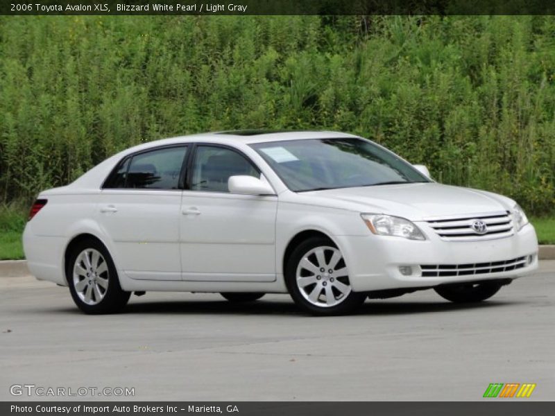 Blizzard White Pearl / Light Gray 2006 Toyota Avalon XLS