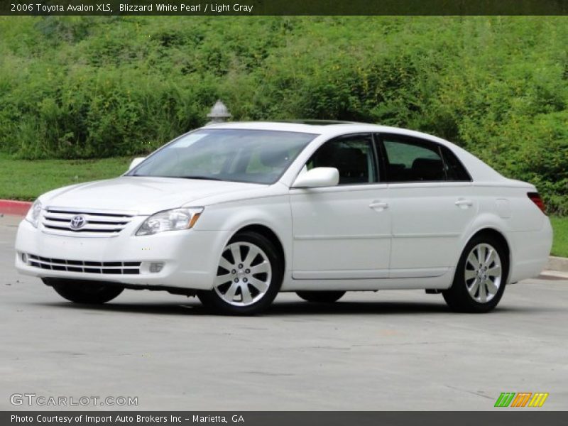 Blizzard White Pearl / Light Gray 2006 Toyota Avalon XLS