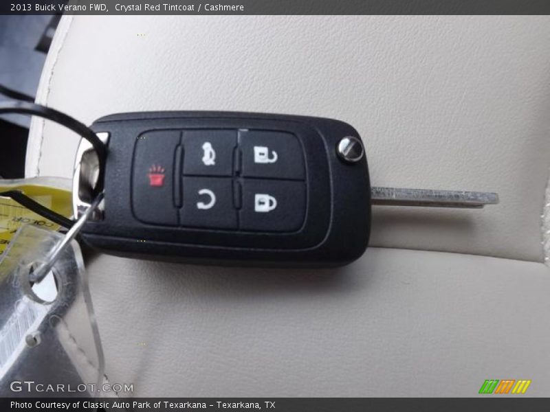 Crystal Red Tintcoat / Cashmere 2013 Buick Verano FWD