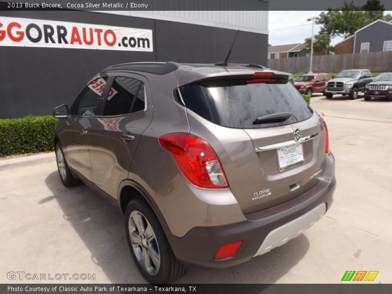 Cocoa Silver Metallic / Ebony 2013 Buick Encore