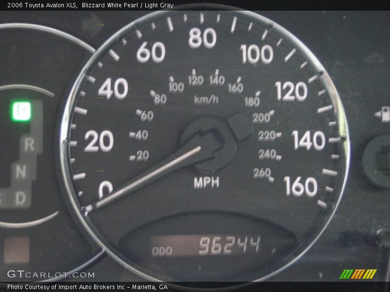 Blizzard White Pearl / Light Gray 2006 Toyota Avalon XLS