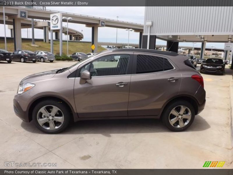 Cocoa Silver Metallic / Ebony 2013 Buick Encore