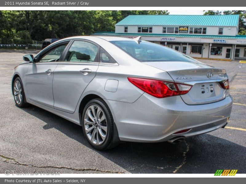 Radiant Silver / Gray 2011 Hyundai Sonata SE
