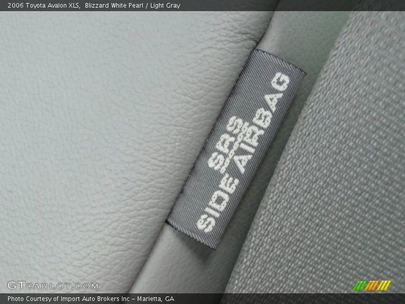 Blizzard White Pearl / Light Gray 2006 Toyota Avalon XLS