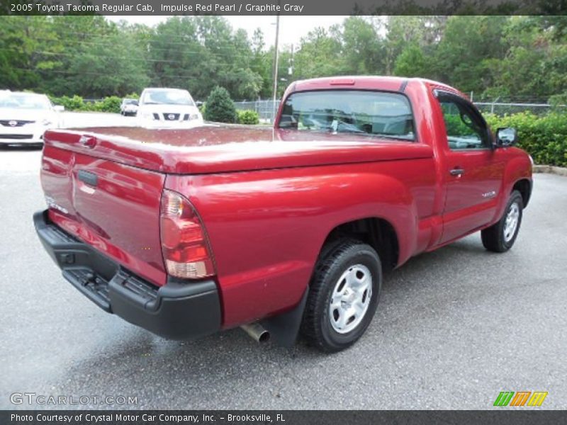 Impulse Red Pearl / Graphite Gray 2005 Toyota Tacoma Regular Cab