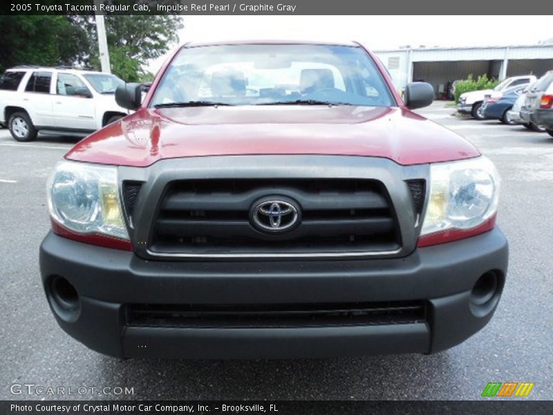 Impulse Red Pearl / Graphite Gray 2005 Toyota Tacoma Regular Cab