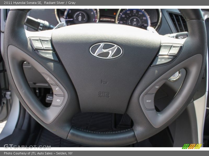 Radiant Silver / Gray 2011 Hyundai Sonata SE