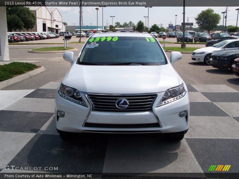 Starfire White Pearl / Parchment/Espresso Birds Eye Maple 2013 Lexus RX 450h