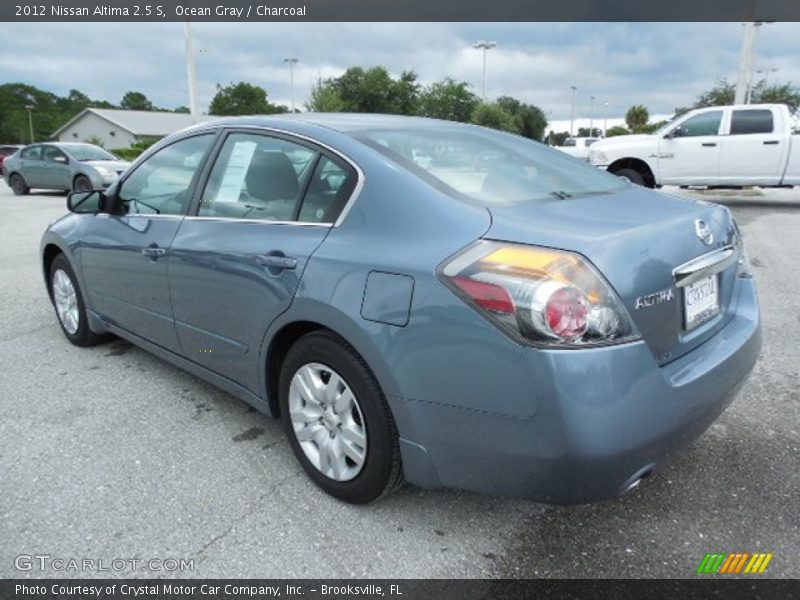 Ocean Gray / Charcoal 2012 Nissan Altima 2.5 S