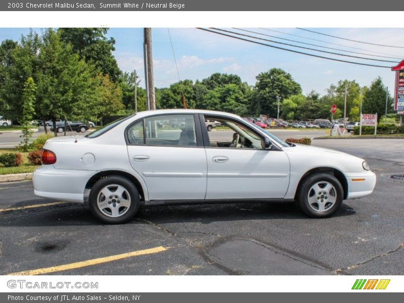  2003 Malibu Sedan Summit White