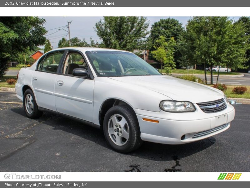 Front 3/4 View of 2003 Malibu Sedan