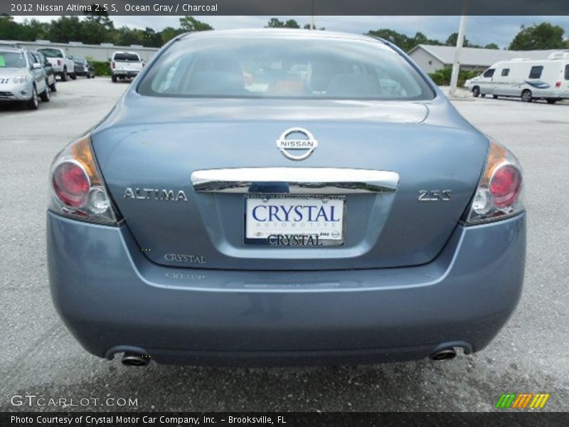 Ocean Gray / Charcoal 2012 Nissan Altima 2.5 S