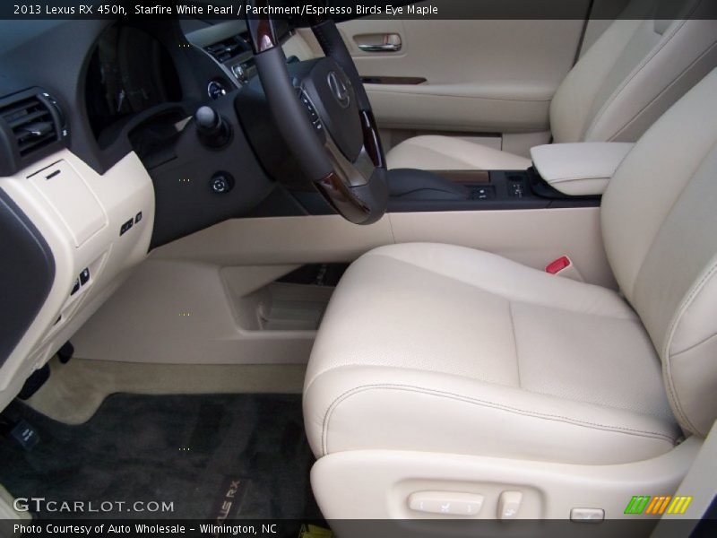 Starfire White Pearl / Parchment/Espresso Birds Eye Maple 2013 Lexus RX 450h