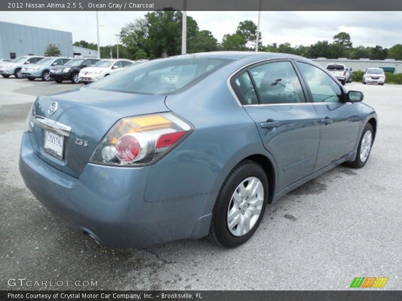 Ocean Gray / Charcoal 2012 Nissan Altima 2.5 S