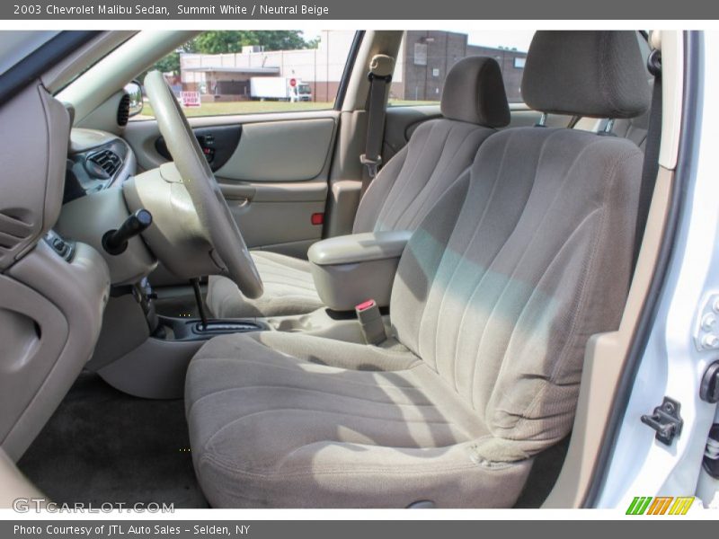 Front Seat of 2003 Malibu Sedan