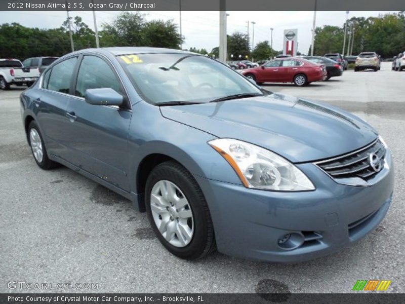Ocean Gray / Charcoal 2012 Nissan Altima 2.5 S