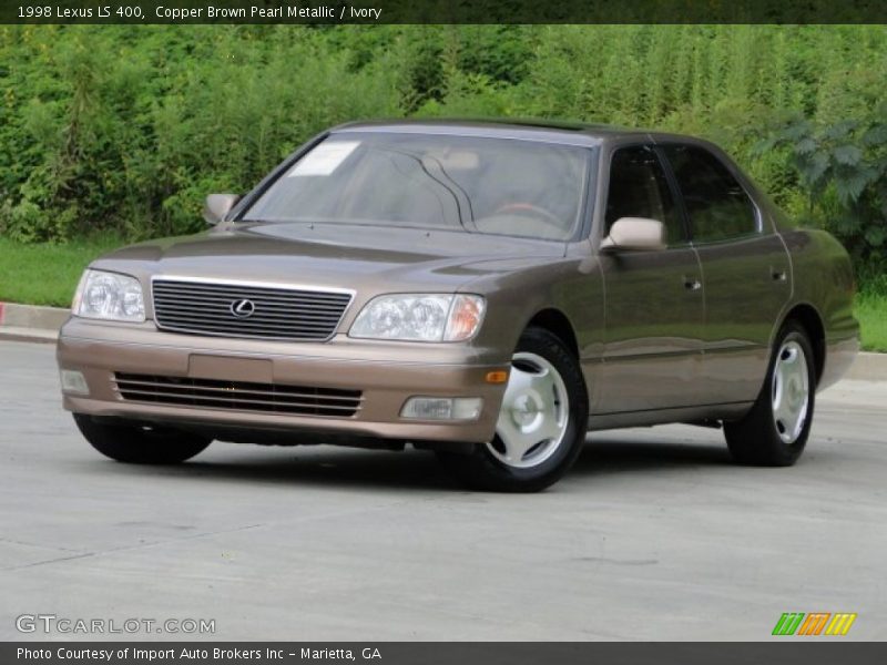 Copper Brown Pearl Metallic / Ivory 1998 Lexus LS 400