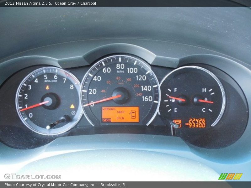 Ocean Gray / Charcoal 2012 Nissan Altima 2.5 S