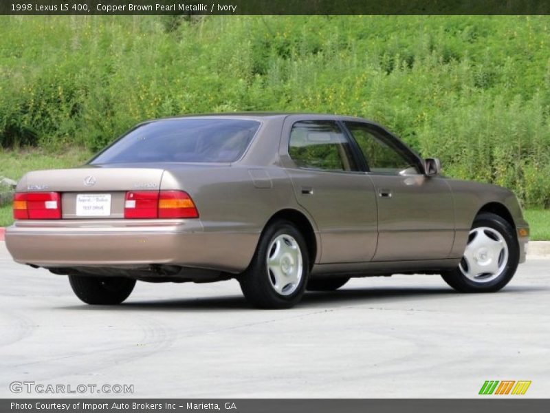 Copper Brown Pearl Metallic / Ivory 1998 Lexus LS 400