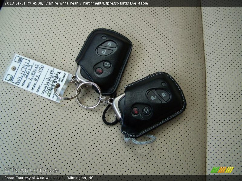 Keys of 2013 RX 450h