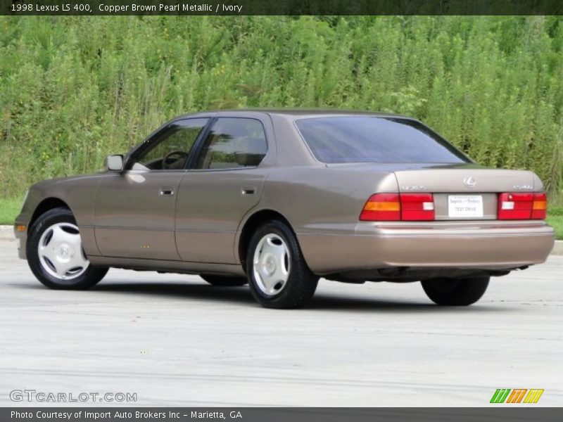 Copper Brown Pearl Metallic / Ivory 1998 Lexus LS 400