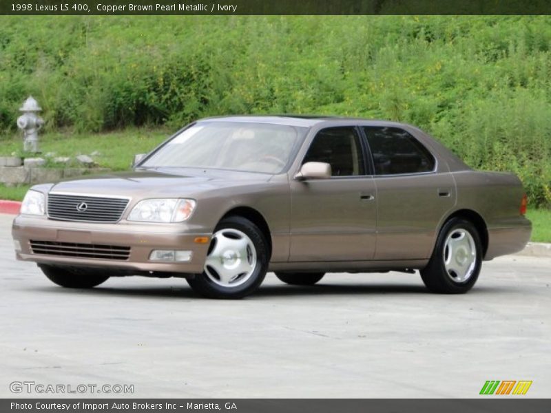 Copper Brown Pearl Metallic / Ivory 1998 Lexus LS 400