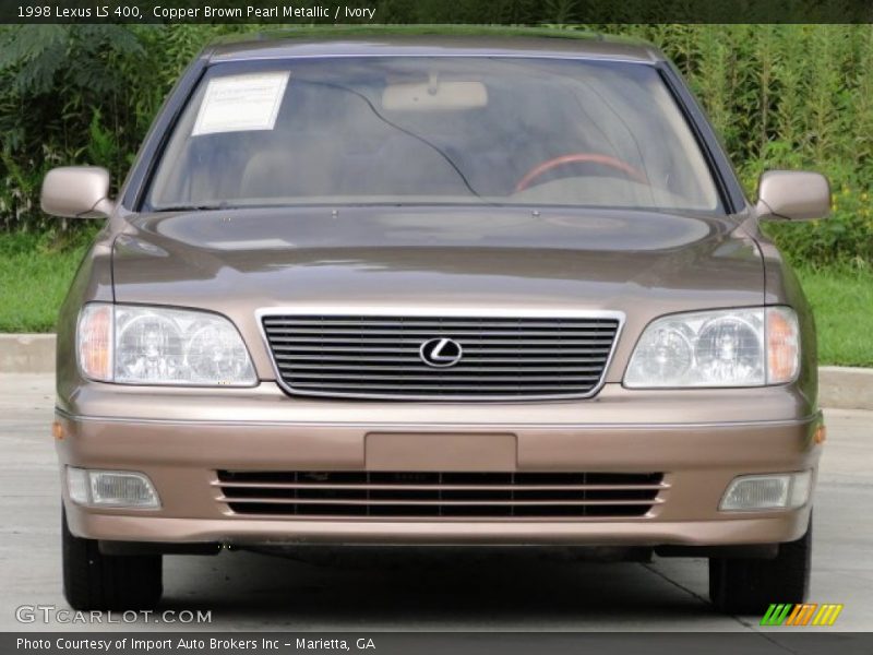 Copper Brown Pearl Metallic / Ivory 1998 Lexus LS 400