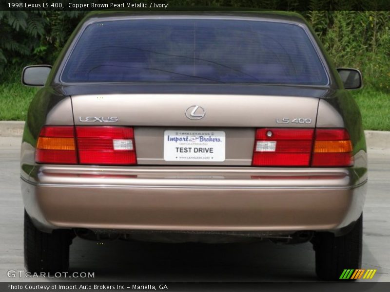 Copper Brown Pearl Metallic / Ivory 1998 Lexus LS 400