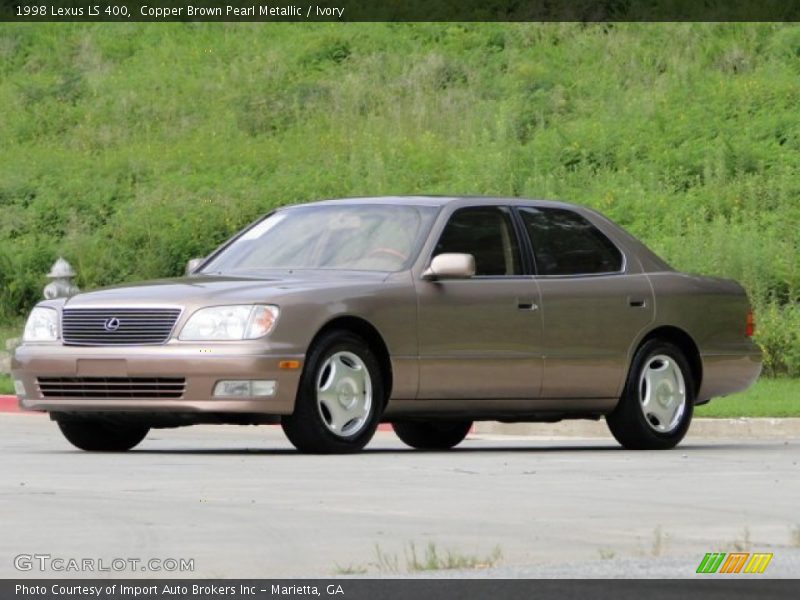 Copper Brown Pearl Metallic / Ivory 1998 Lexus LS 400