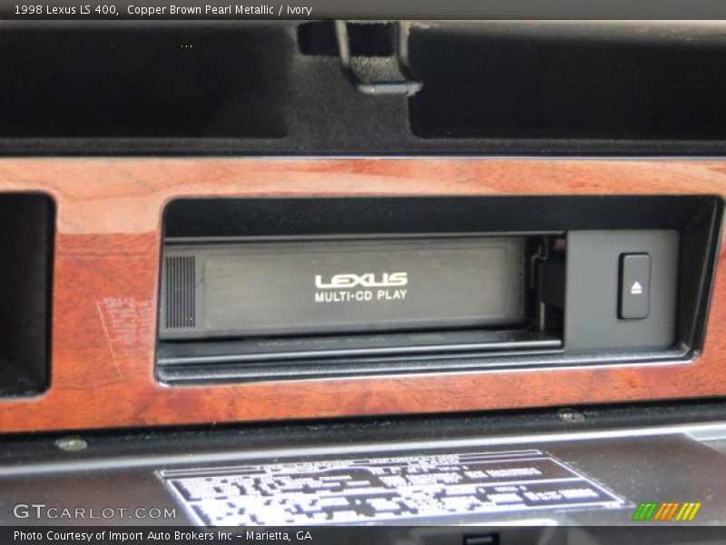 Copper Brown Pearl Metallic / Ivory 1998 Lexus LS 400