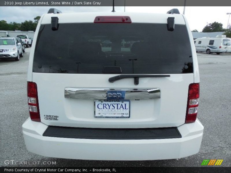 Stone White / Dark Slate Gray 2010 Jeep Liberty Limited