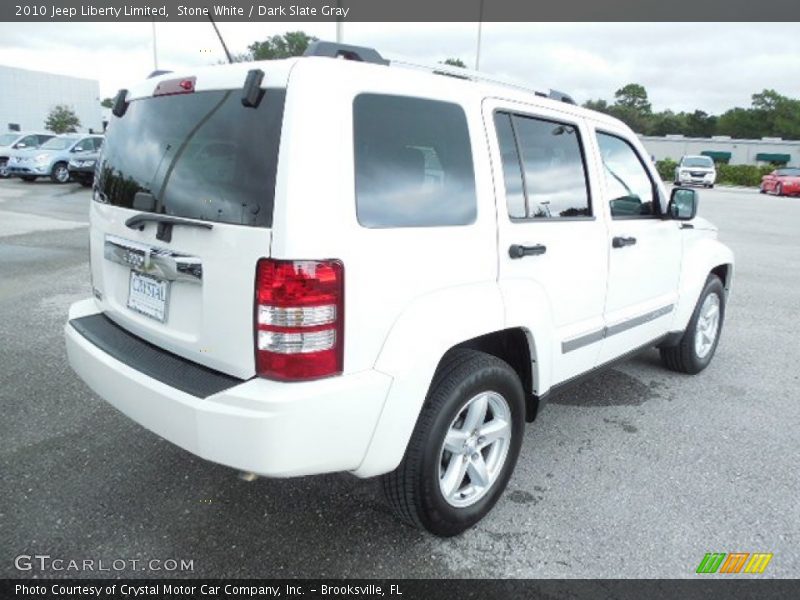 Stone White / Dark Slate Gray 2010 Jeep Liberty Limited
