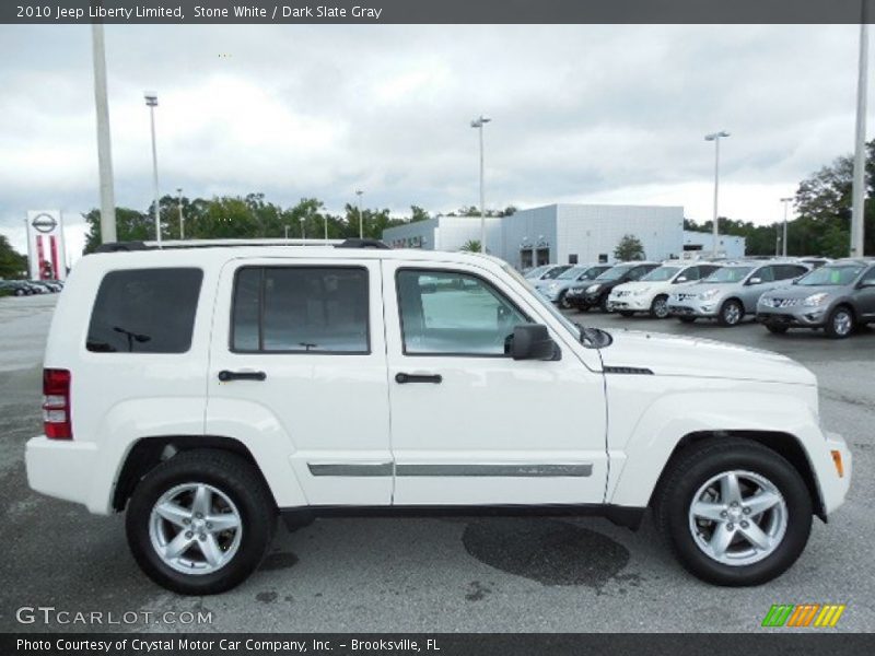 Stone White / Dark Slate Gray 2010 Jeep Liberty Limited