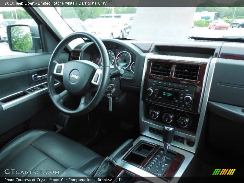 Stone White / Dark Slate Gray 2010 Jeep Liberty Limited