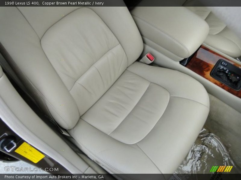 Copper Brown Pearl Metallic / Ivory 1998 Lexus LS 400