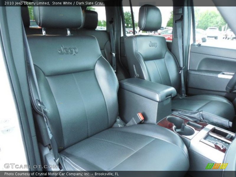 Stone White / Dark Slate Gray 2010 Jeep Liberty Limited