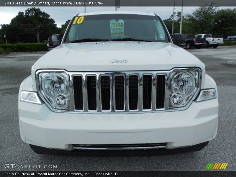 Stone White / Dark Slate Gray 2010 Jeep Liberty Limited
