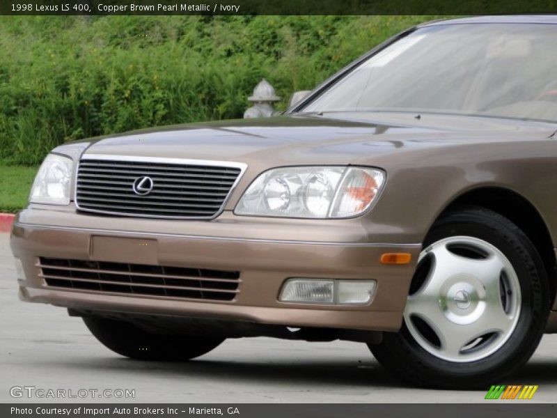 Copper Brown Pearl Metallic / Ivory 1998 Lexus LS 400