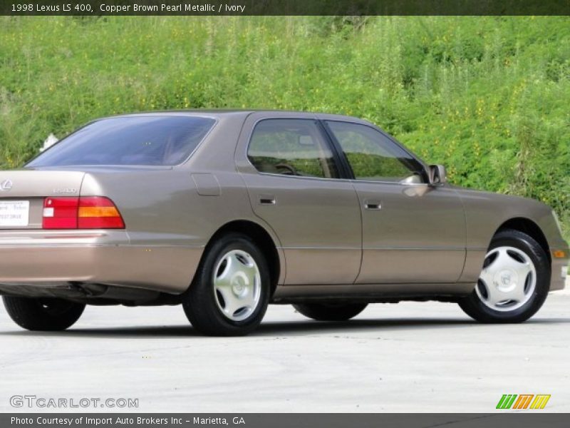 Copper Brown Pearl Metallic / Ivory 1998 Lexus LS 400