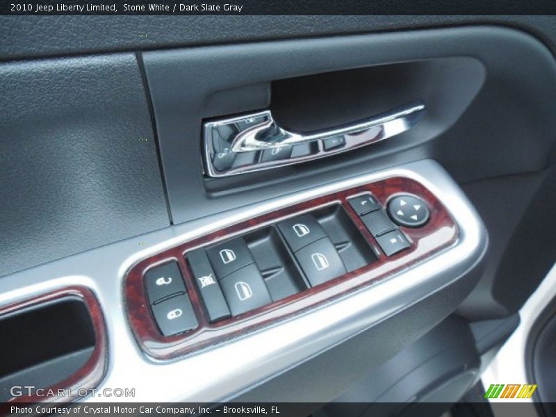 Stone White / Dark Slate Gray 2010 Jeep Liberty Limited
