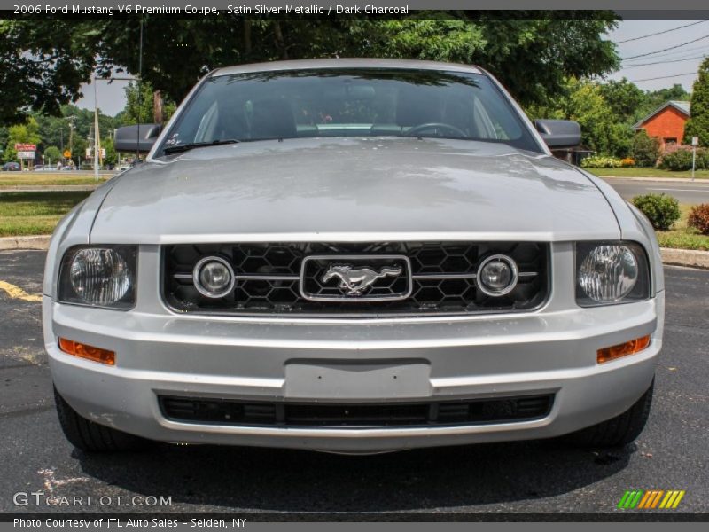 Satin Silver Metallic / Dark Charcoal 2006 Ford Mustang V6 Premium Coupe
