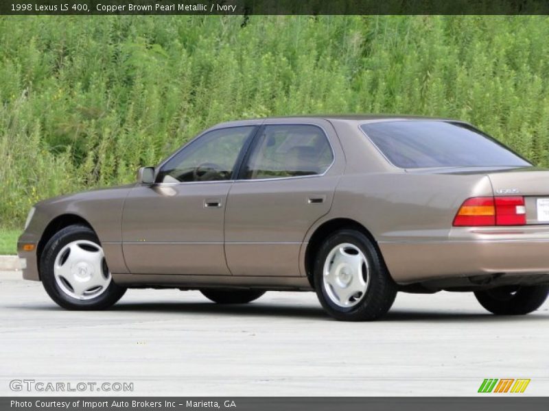Copper Brown Pearl Metallic / Ivory 1998 Lexus LS 400