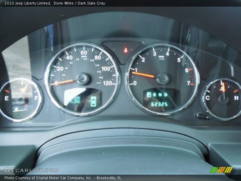 Stone White / Dark Slate Gray 2010 Jeep Liberty Limited