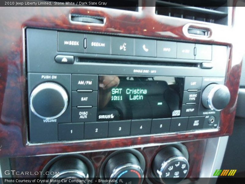 Stone White / Dark Slate Gray 2010 Jeep Liberty Limited