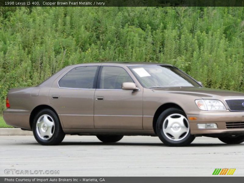 Copper Brown Pearl Metallic / Ivory 1998 Lexus LS 400