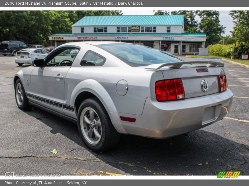 Satin Silver Metallic / Dark Charcoal 2006 Ford Mustang V6 Premium Coupe