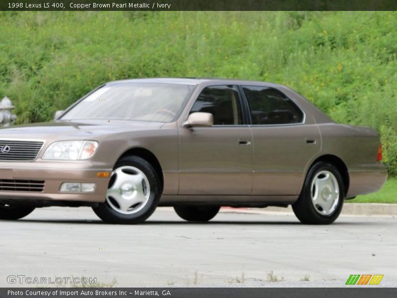 Copper Brown Pearl Metallic / Ivory 1998 Lexus LS 400