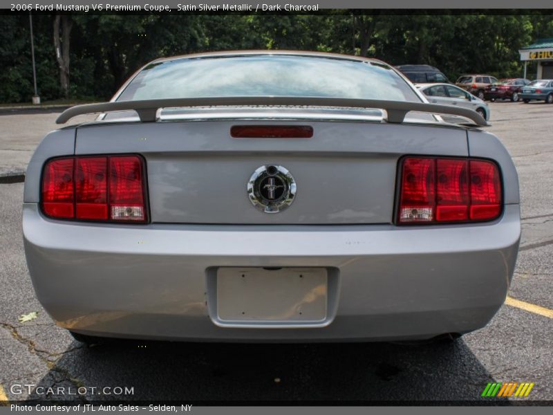 Satin Silver Metallic / Dark Charcoal 2006 Ford Mustang V6 Premium Coupe