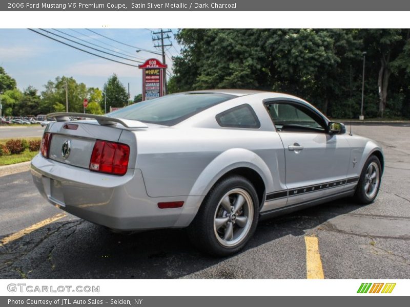 Satin Silver Metallic / Dark Charcoal 2006 Ford Mustang V6 Premium Coupe